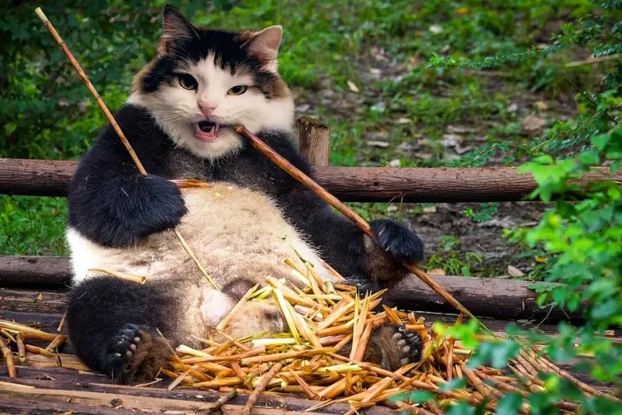 Бамбуковая кошка порода