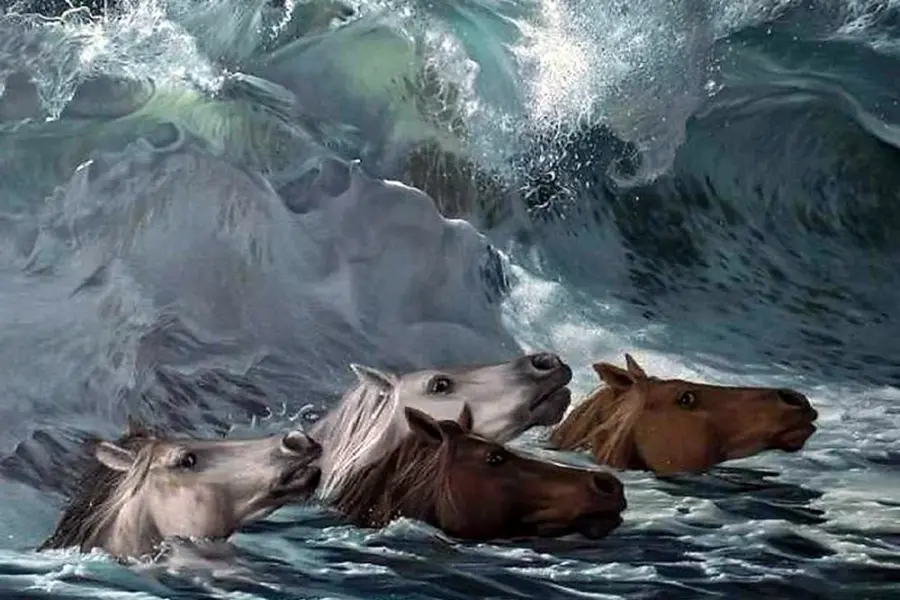 Борис Слуцкий лошади в океане