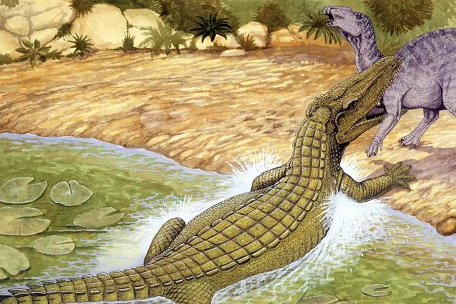 Древний крокодил дейнозух