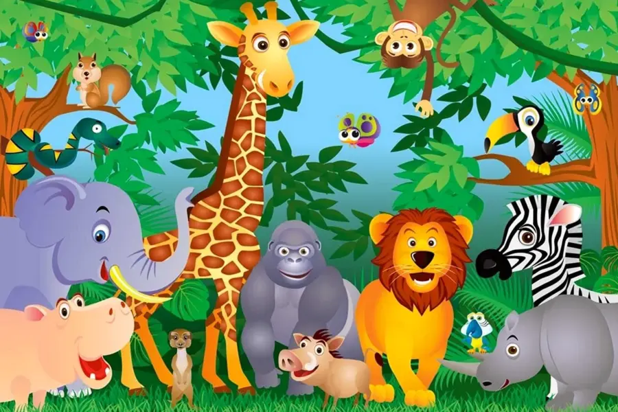Животные Африки для детей